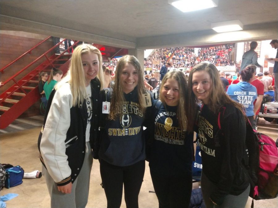 Hoban girls swim program sends relay team to states