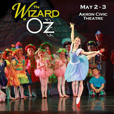 Dancers at the Akron Civic Theatre exhibit talent and skill during their rehearsals. Ballet Theatre of Ohio is performing "The Wizard of Oz" ballet in early May. IMAGE COURTESY OF @BALLETTHEATREOFOHIO ON INSTAGRAM
